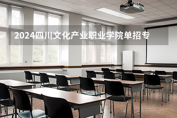 2024四川文化产业职业学院单招专业有哪些？